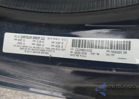 2014 Dodge Avenger Se from USA, damaged, VIN 1C3CDZAB8EN131522